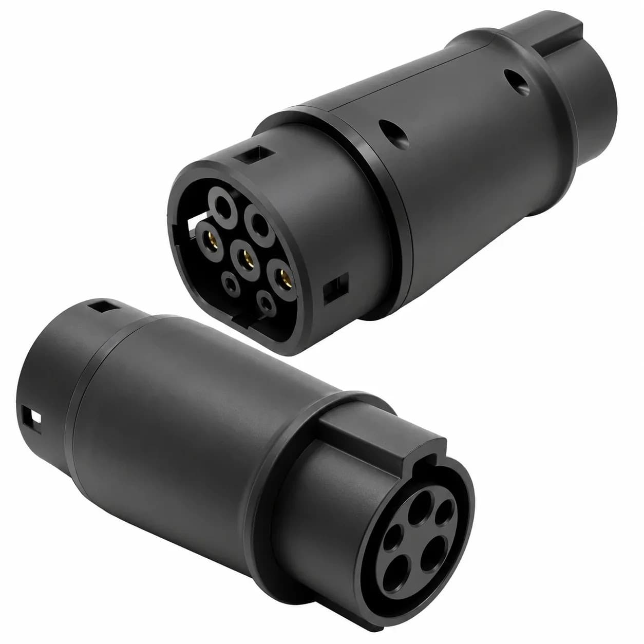 Wottz Compact Adaptor - Type 2 Vehicle - Black