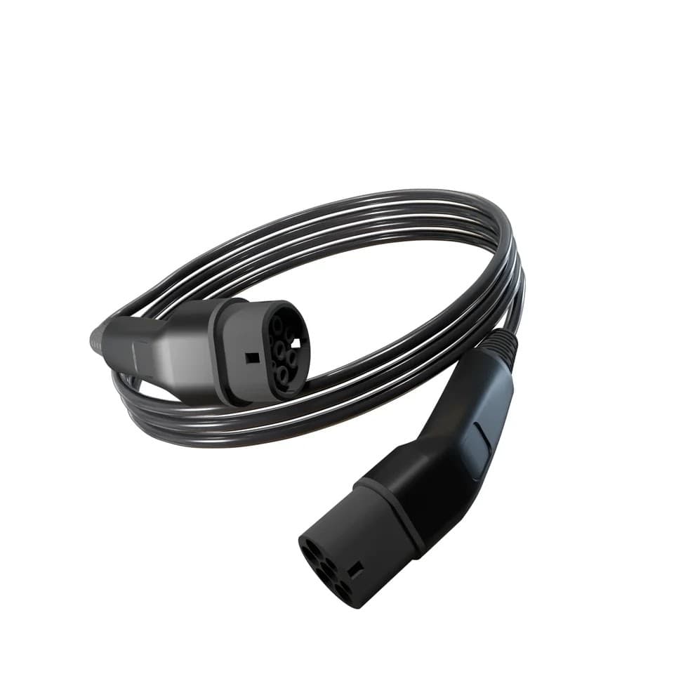 Wottz Untethered EV Charging Cable 2m - Black